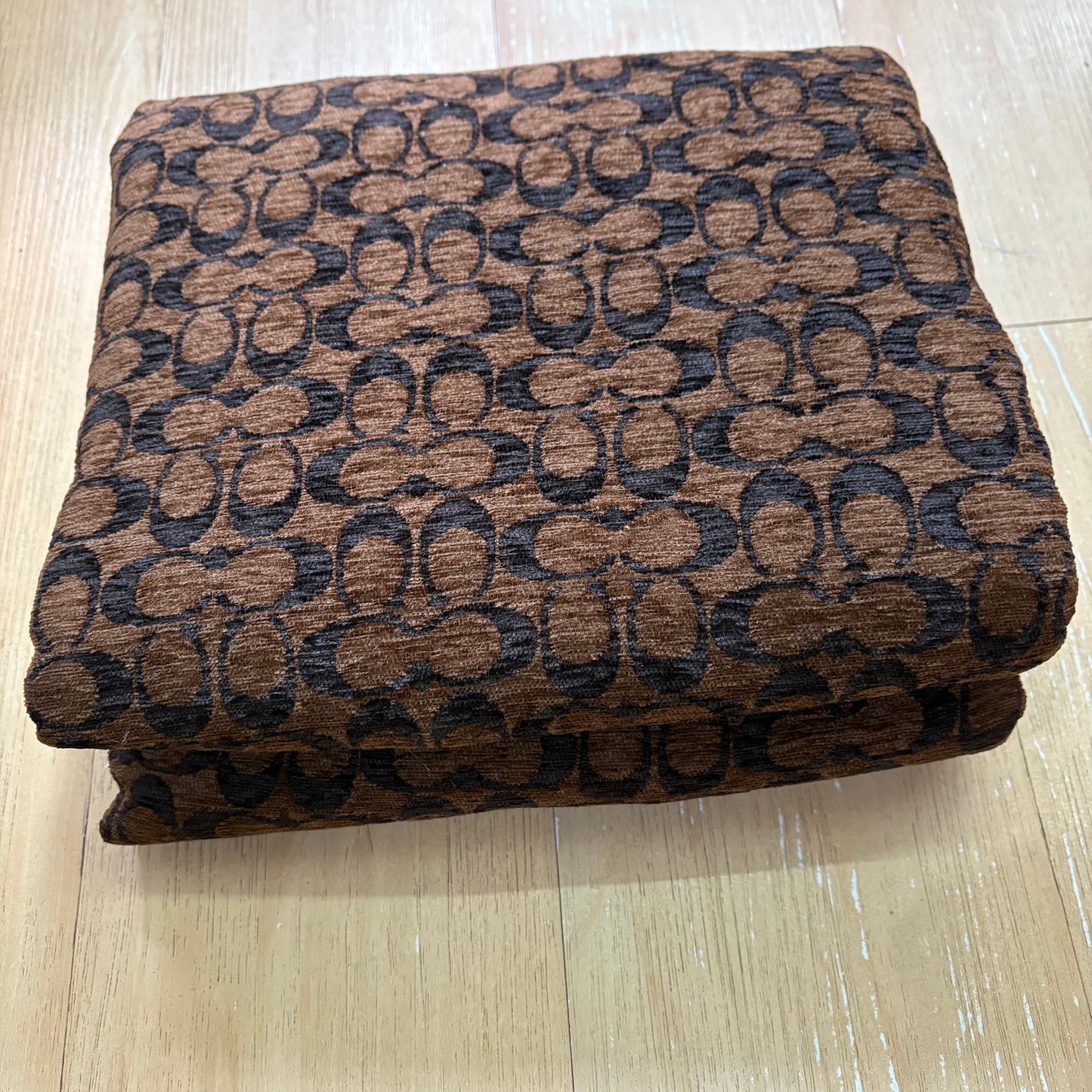 C08 Chenille Jacquard Fabric Brown