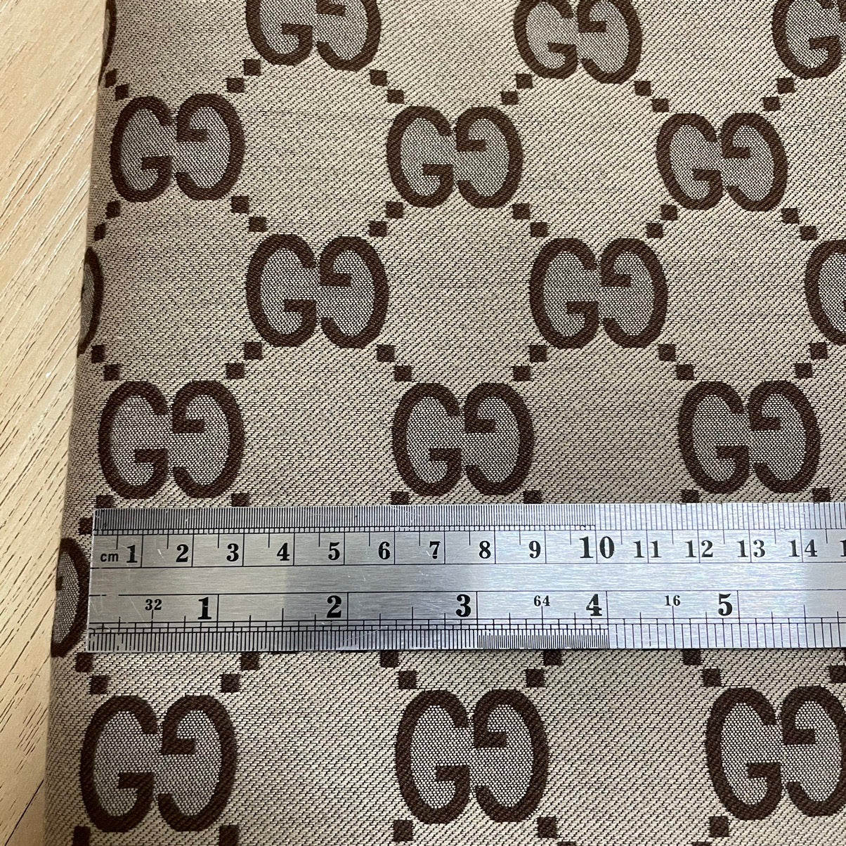 G28 Jacquard Fabric Khaki Large GG