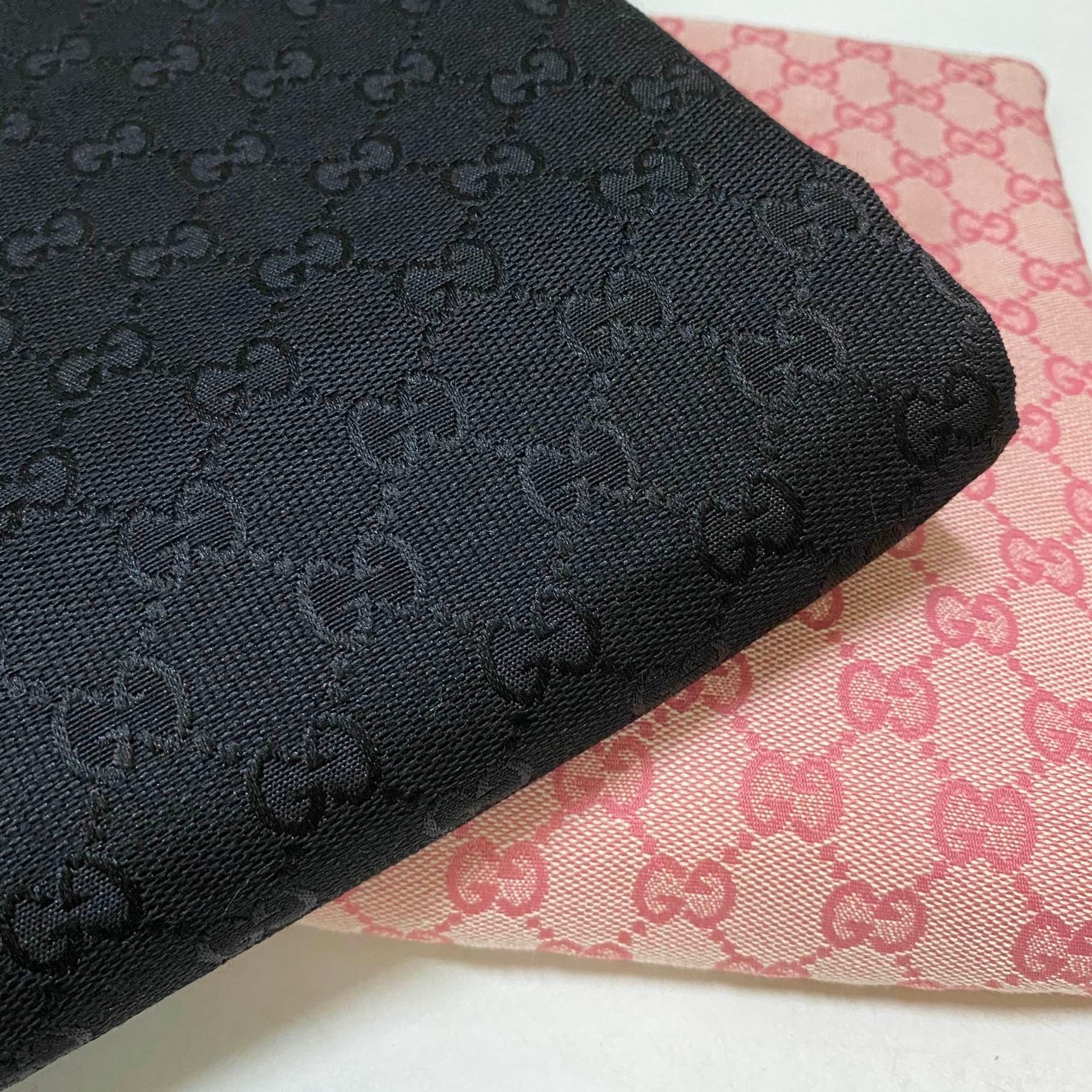 Gucci Jacquard Fabric black and pink