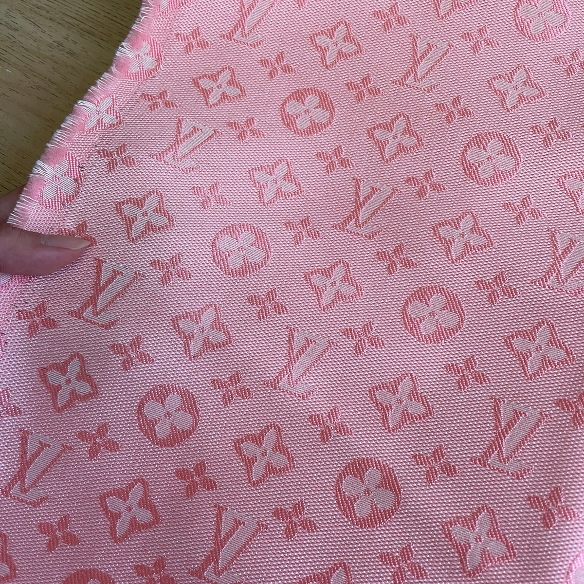 L01 Woven Jacquard Fabric Pink