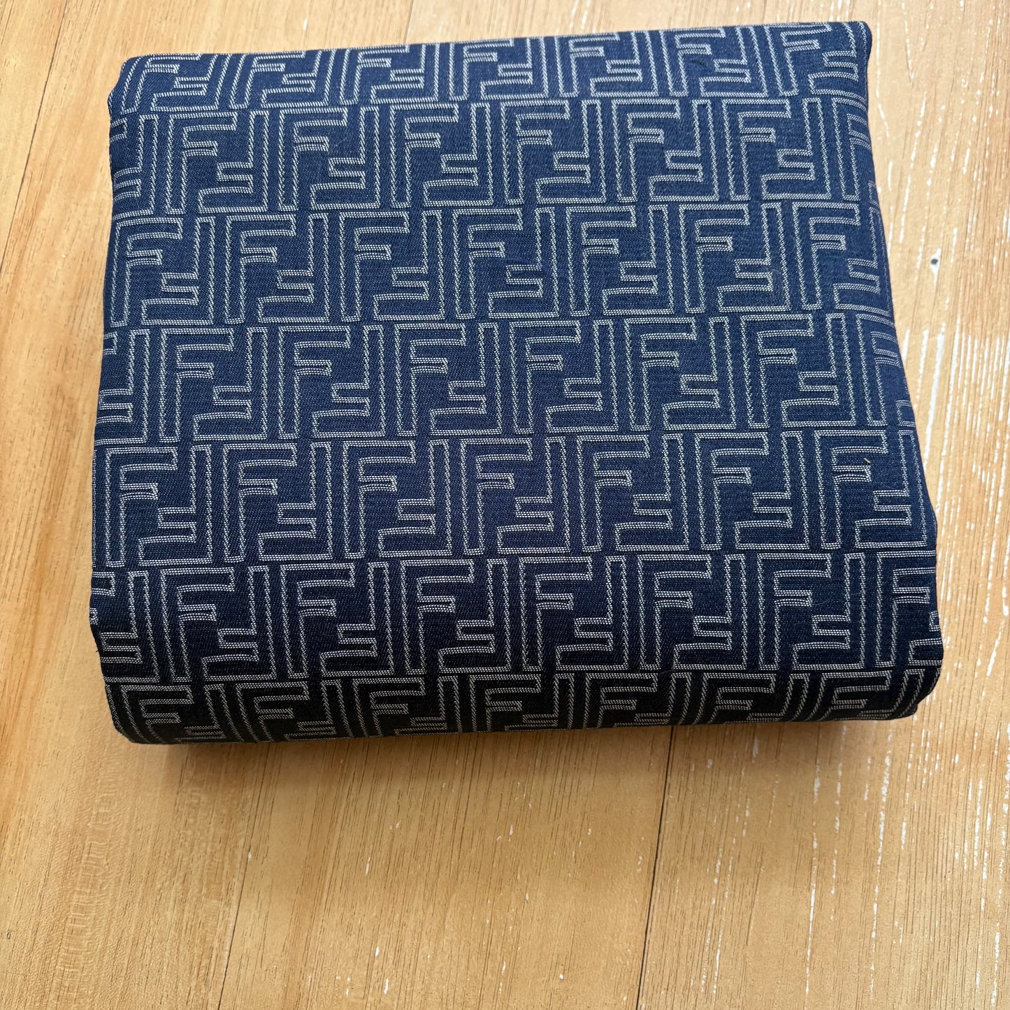F13 Jacquard Denim Fabric Blue