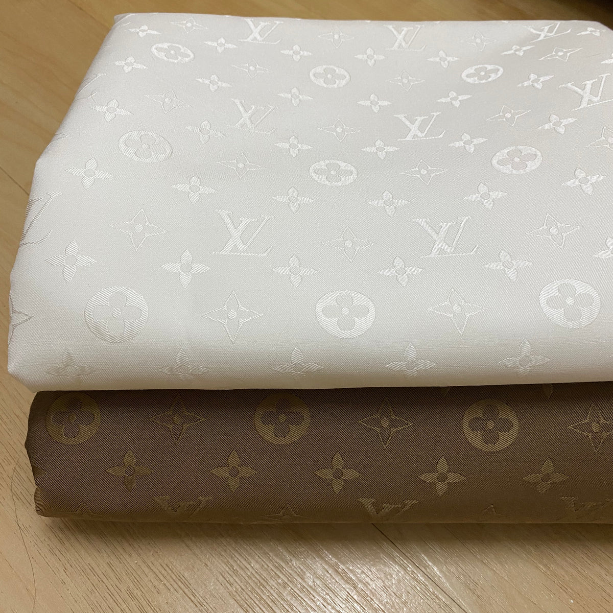 L14 Jacquard Fabric Taupe Brown