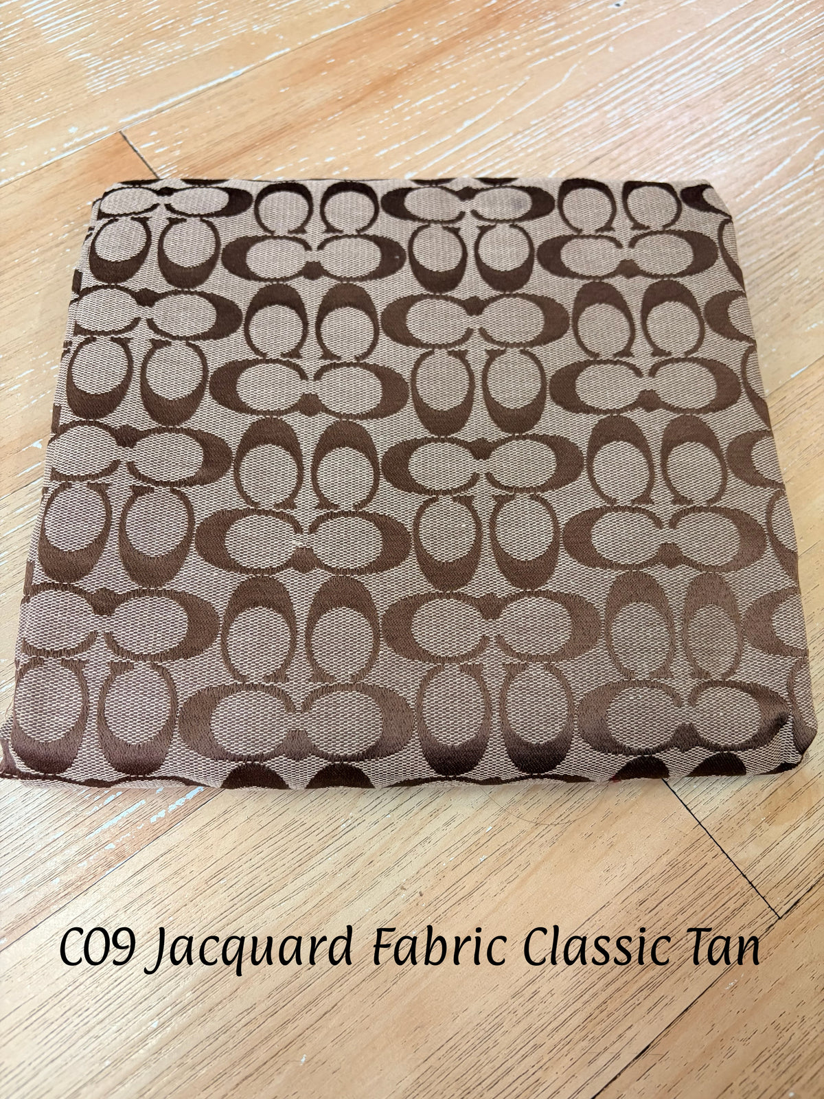 C09 Jacquard Fabric Classic Tan