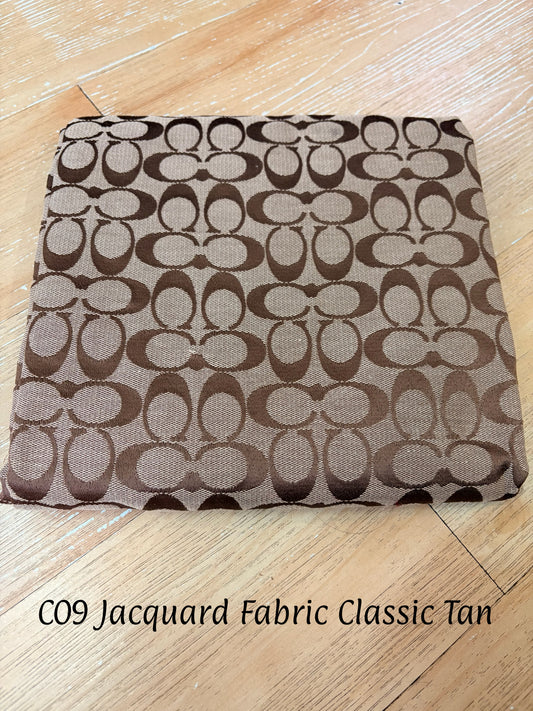 C09 Jacquard Fabric Classic Tan