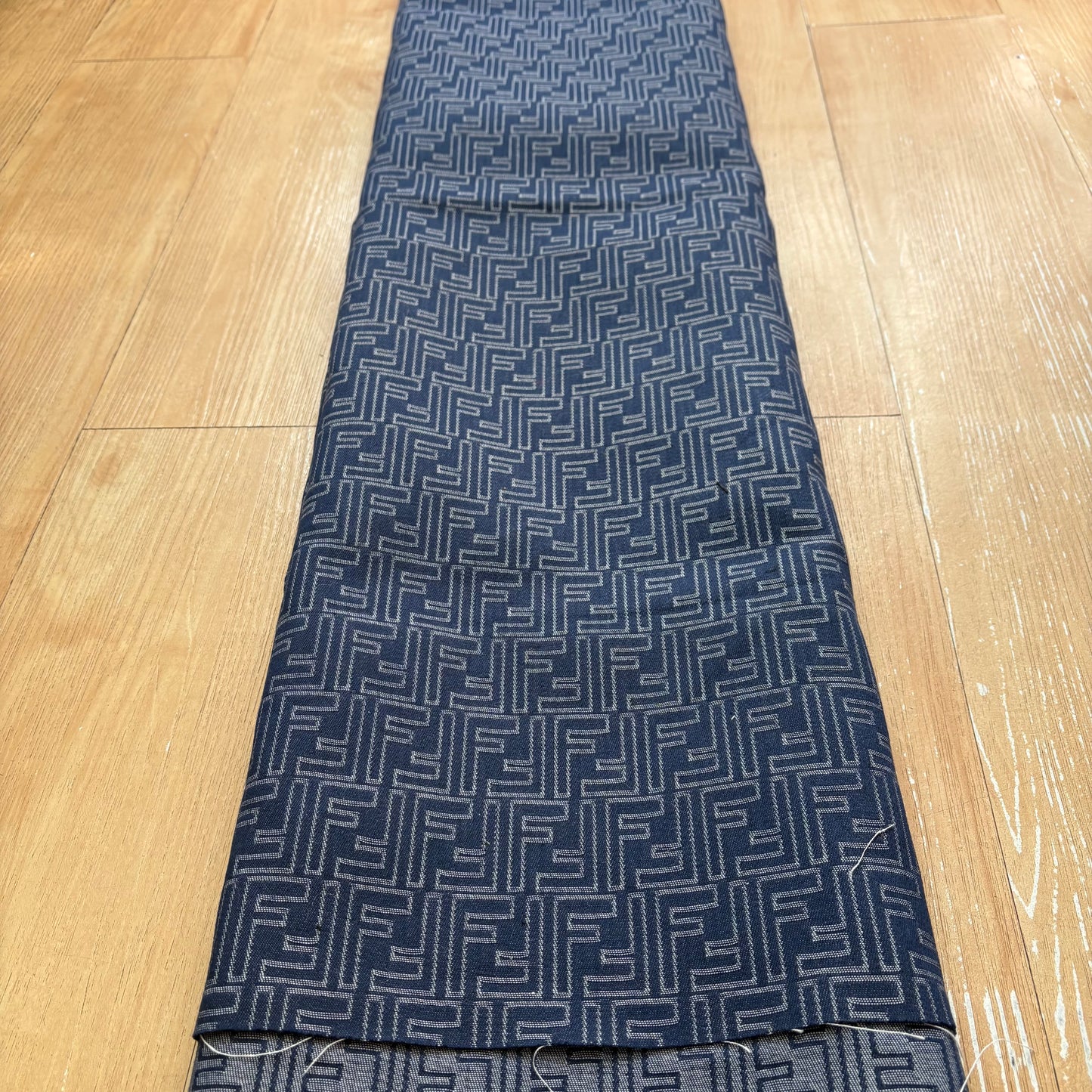 F13 Jacquard Denim Fabric Blue