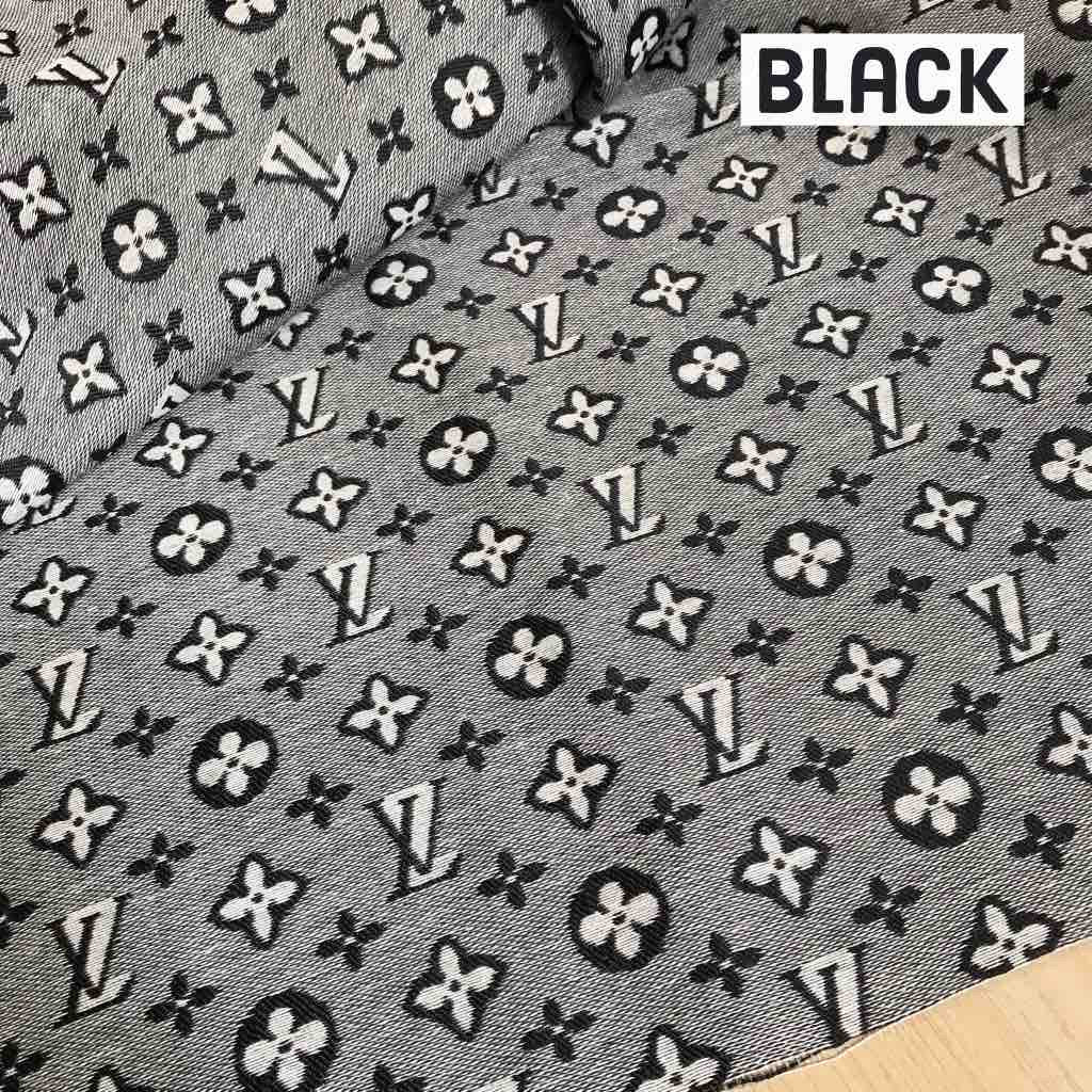 L01 Woven Jacquard fabric Blue Red Green Black