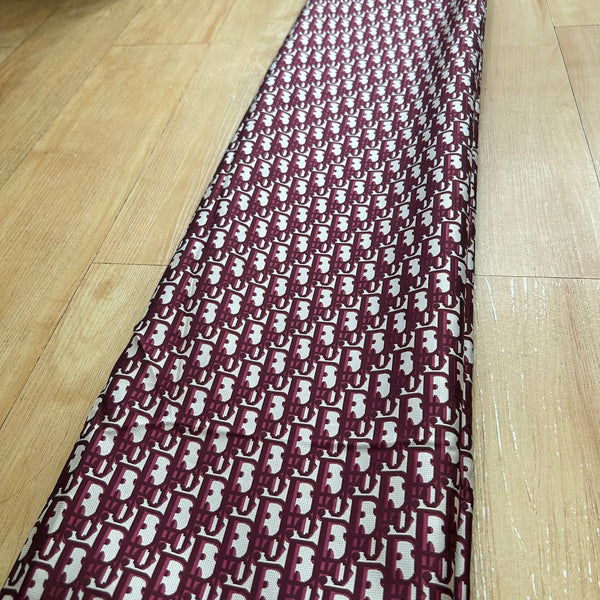 Dior Jacquard Fabric Burgundy