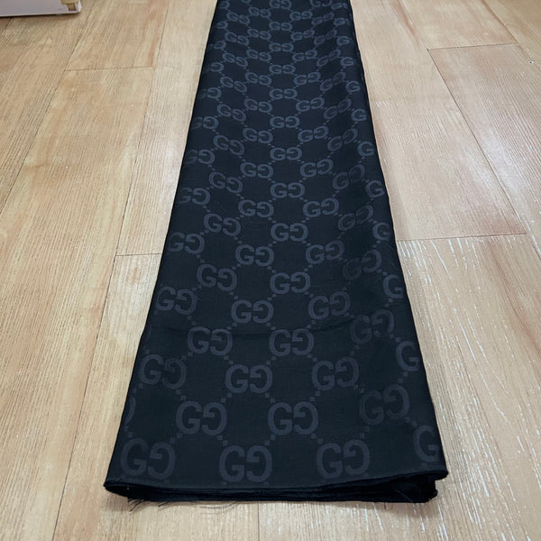 G36 Jacquard Fabric Large GG Black