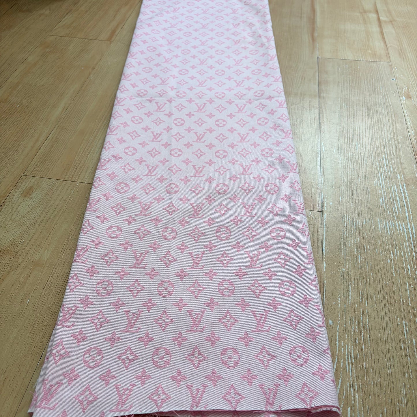 L33 Denim Fabric Pink and Blue