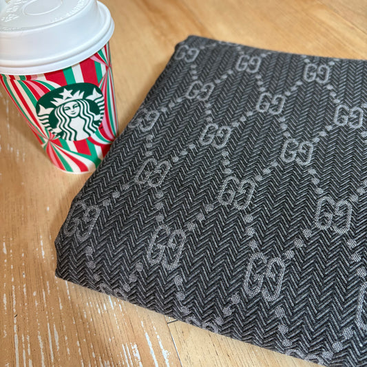 Gucci Jacquard Fabric Grey G39 GG Monogram 