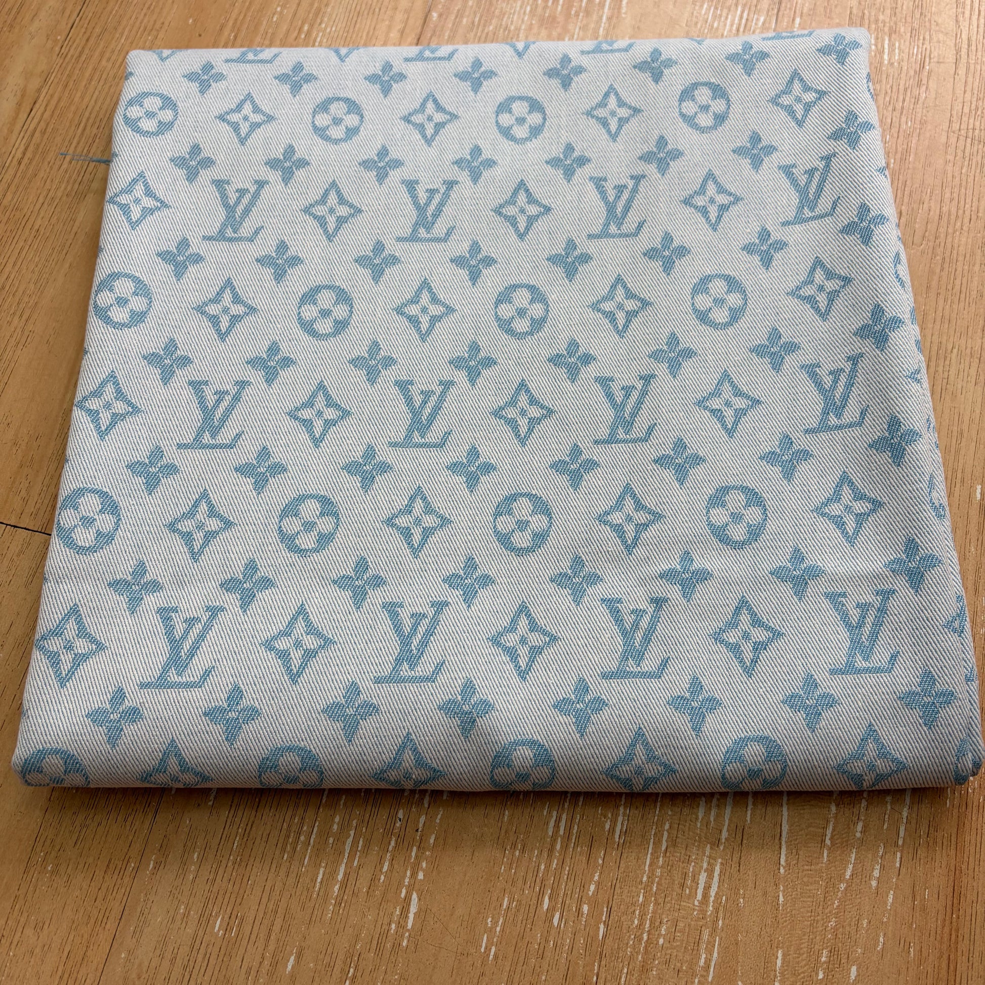 LV Denim Fabric Blue