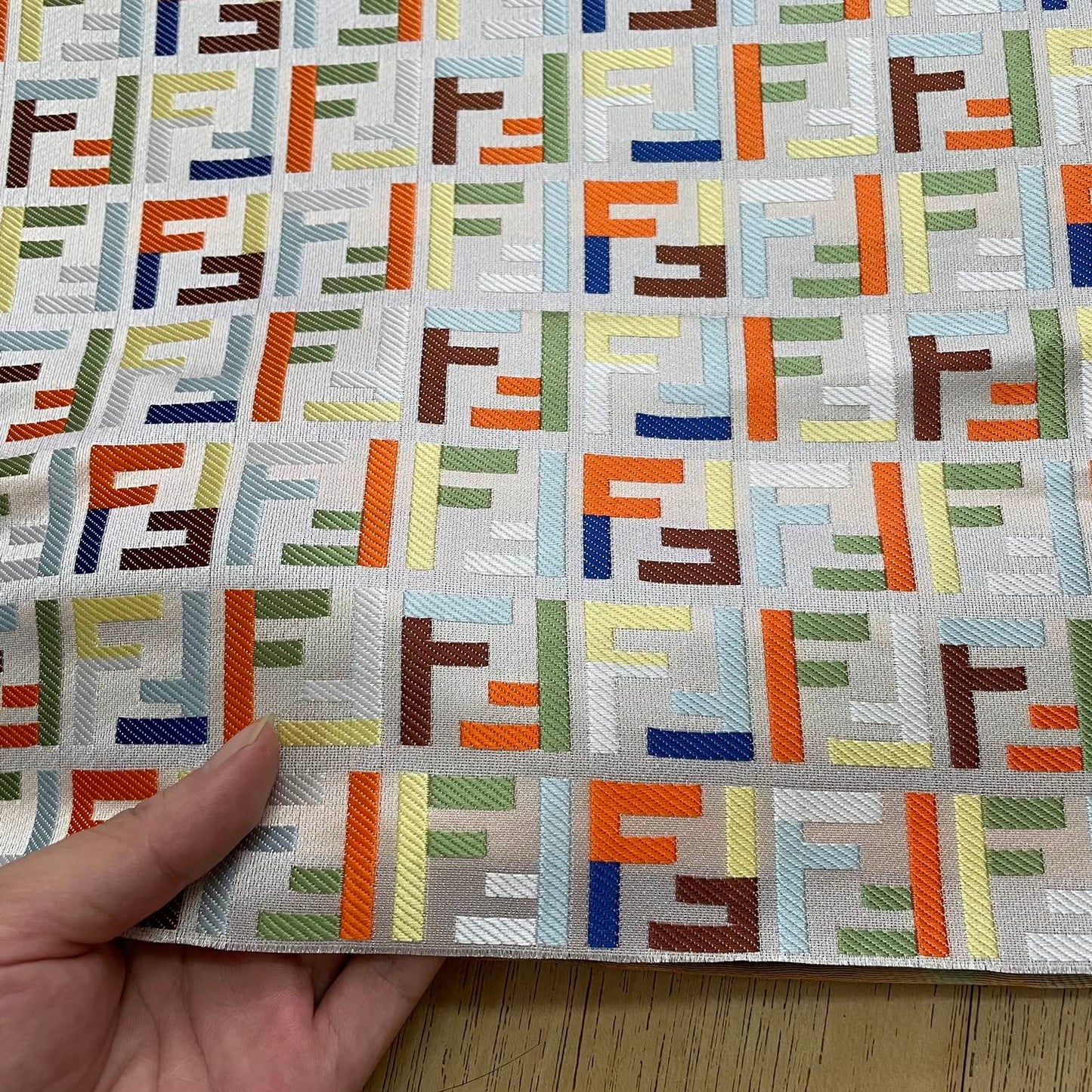 Fendi Jacquard Fabric Multicolour