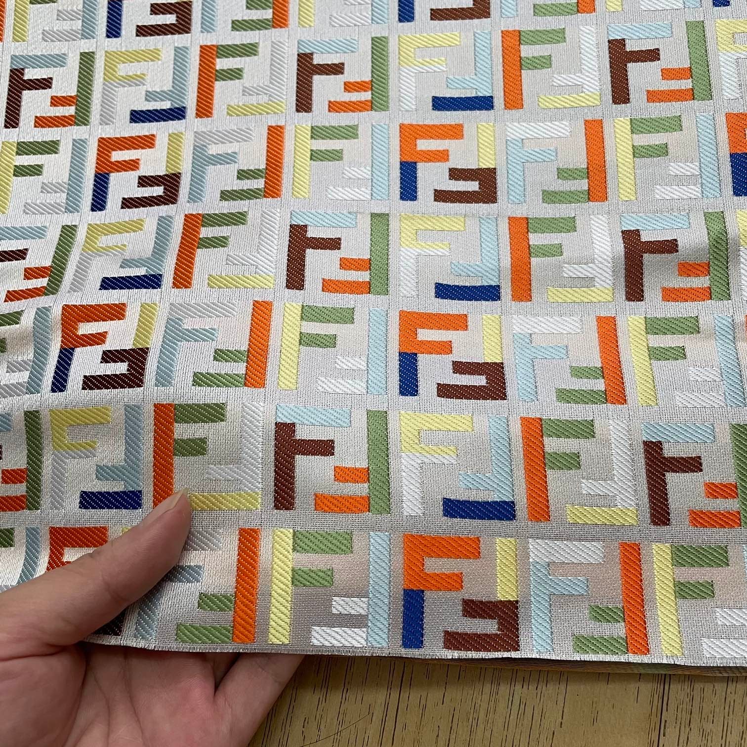 Fendi Jacquard Fabric Multicolour