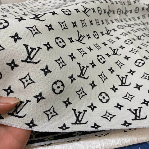 LV Fabric black and white