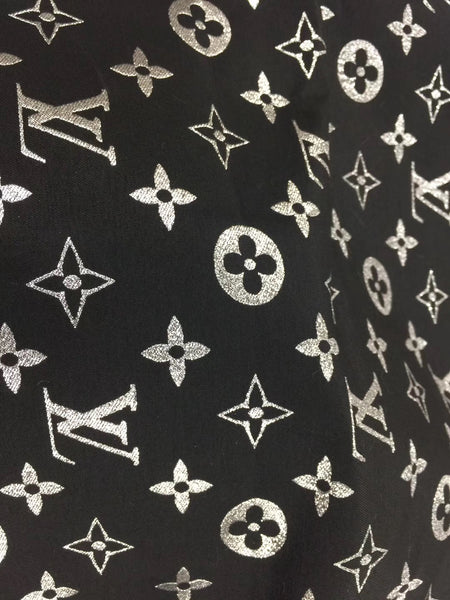 Louis Vuitton LV fabric Black and Silver