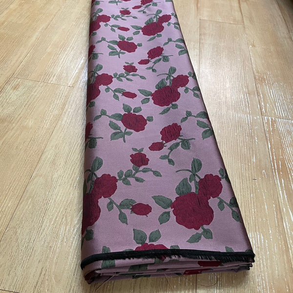 J07 Jacquard Fabric Retro Rose