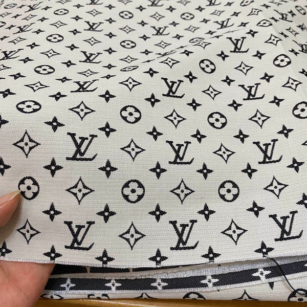 LV Fabric black and white