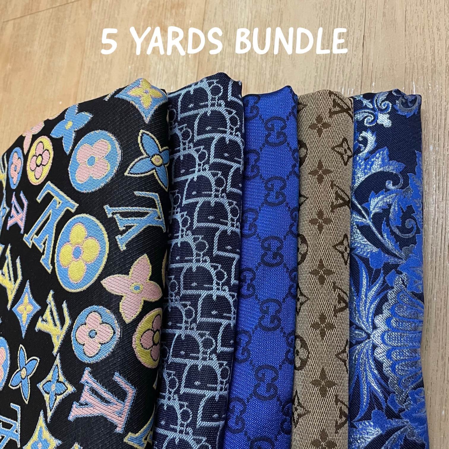 (Clearance Sale) 5 Yards Fabric Bundle Blue