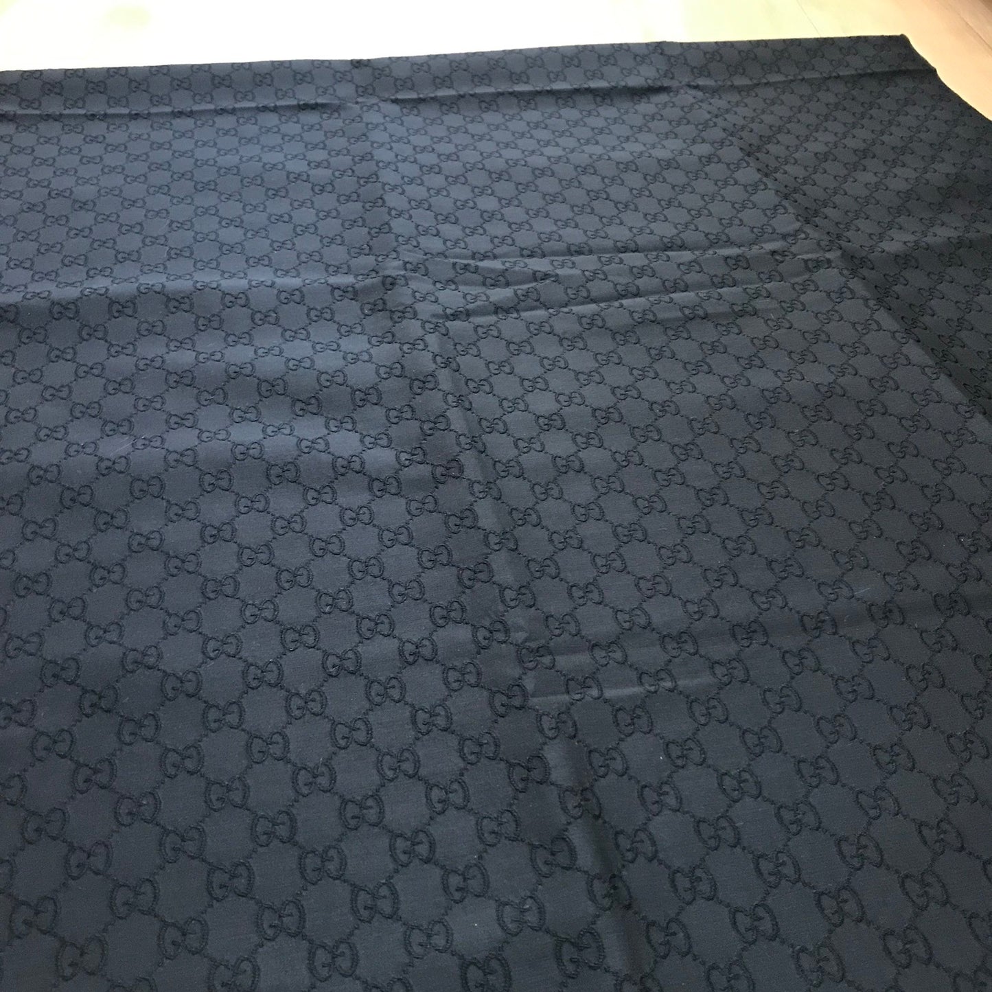 G33 Jacquard Fabric Black Brown