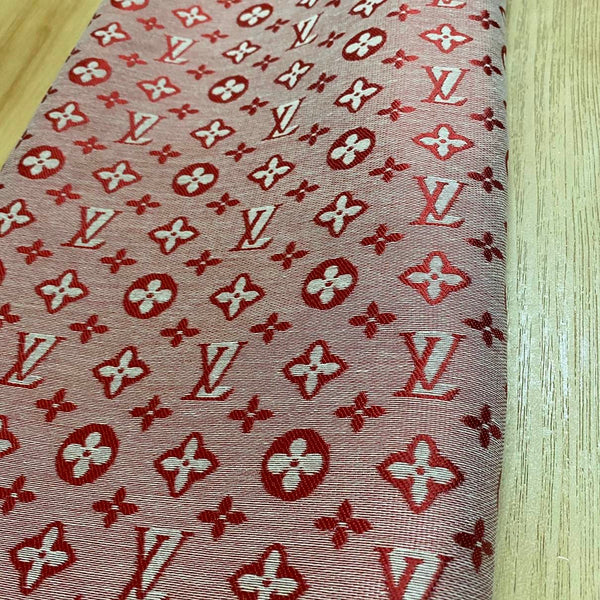 Louis Vuitton LV Fabric red - FabricViva