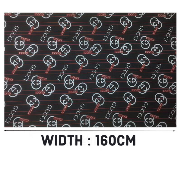 Designer Inspired Gucci Fabric GG logo Fabric by the yard