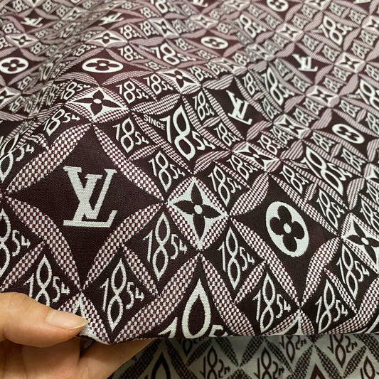 L15 Jacquard Fabric SINCE 1854 Reddish Brown