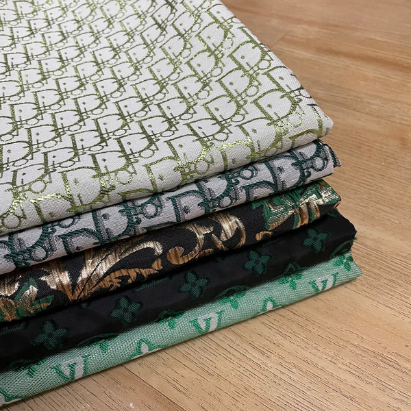 (Clearance Sale) 5 Yards Fabric Bundle Green