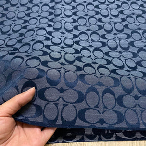 C02 Jacquard Fabric Denim Blue