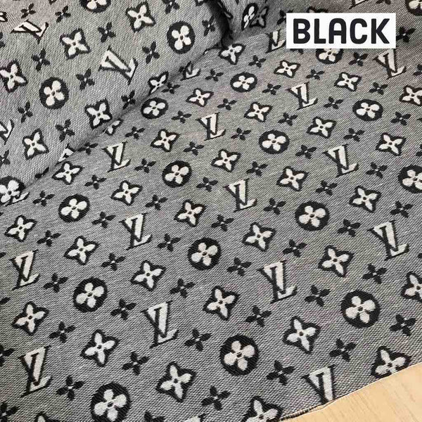 Louis Vuitton LV Fabric black - FabricViva 