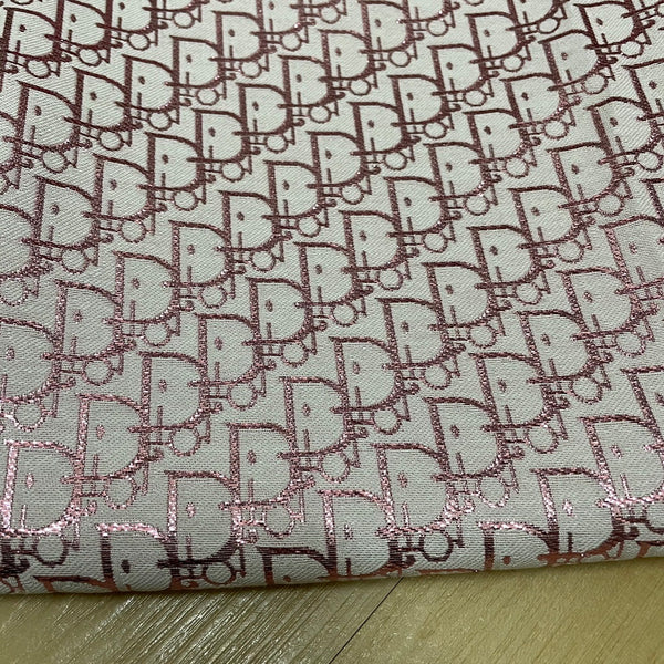 Dior fabric shimmery pink