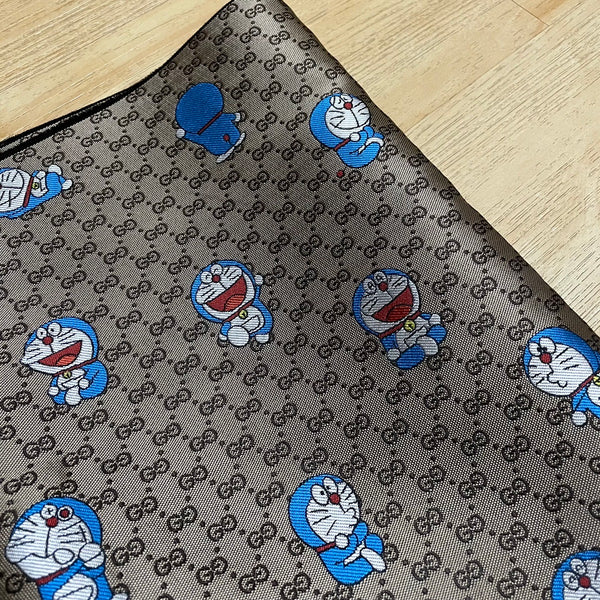 gucci doraemon fabric material