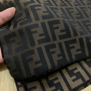 Designer Inspired Fendi Fabric Bronzy Brown