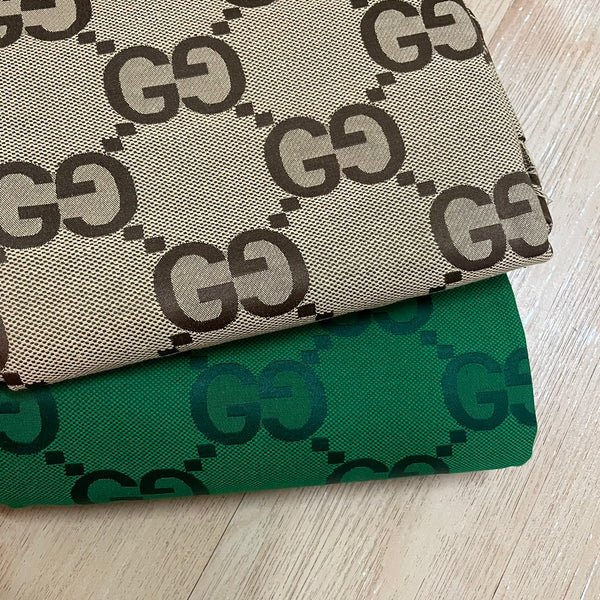 Gucci Fabric Jumbo GG beige and green