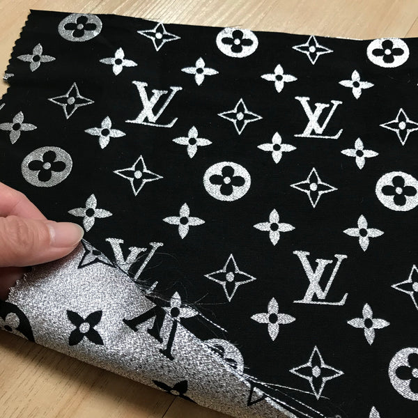 Louis Vuitton LV fabric Black and Silver