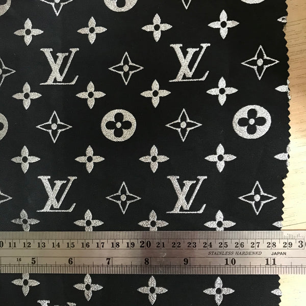 Louis Vuitton LV fabric Black and Silver