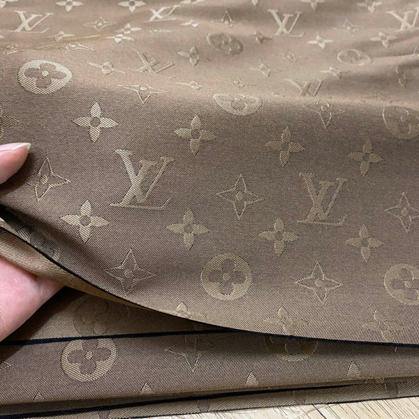 L14 Jacquard Fabric Taupe Brown