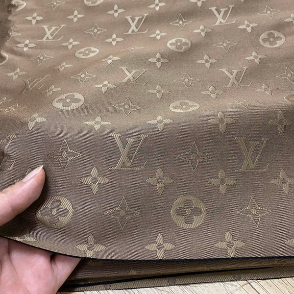 Designer Fabric LV Fabric brown