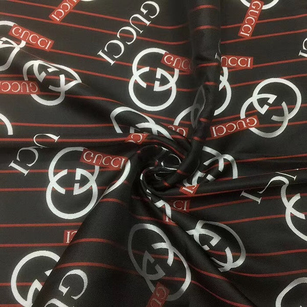 Designer Inspired Gucci Fabric GG logo Fabric by the yard