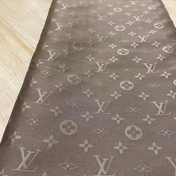 L14 Jacquard Fabric Taupe Brown