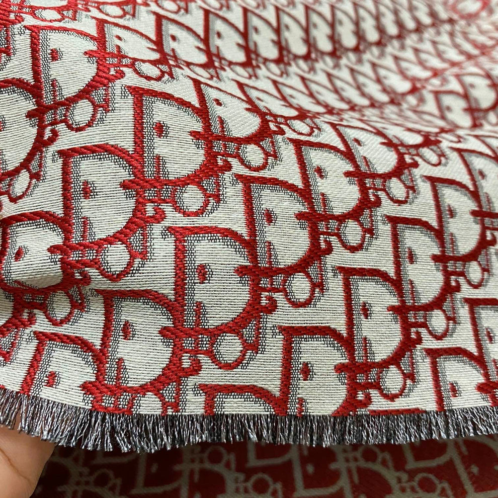 Dior Jacquard Fabric 3 colours Designer Inspired Fabric – FabricViva