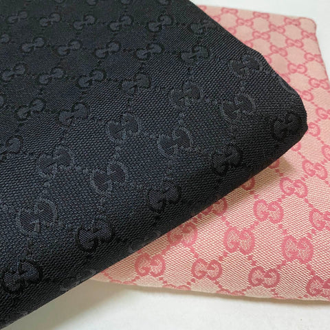 Gucci Jacquard Fabric black and pink