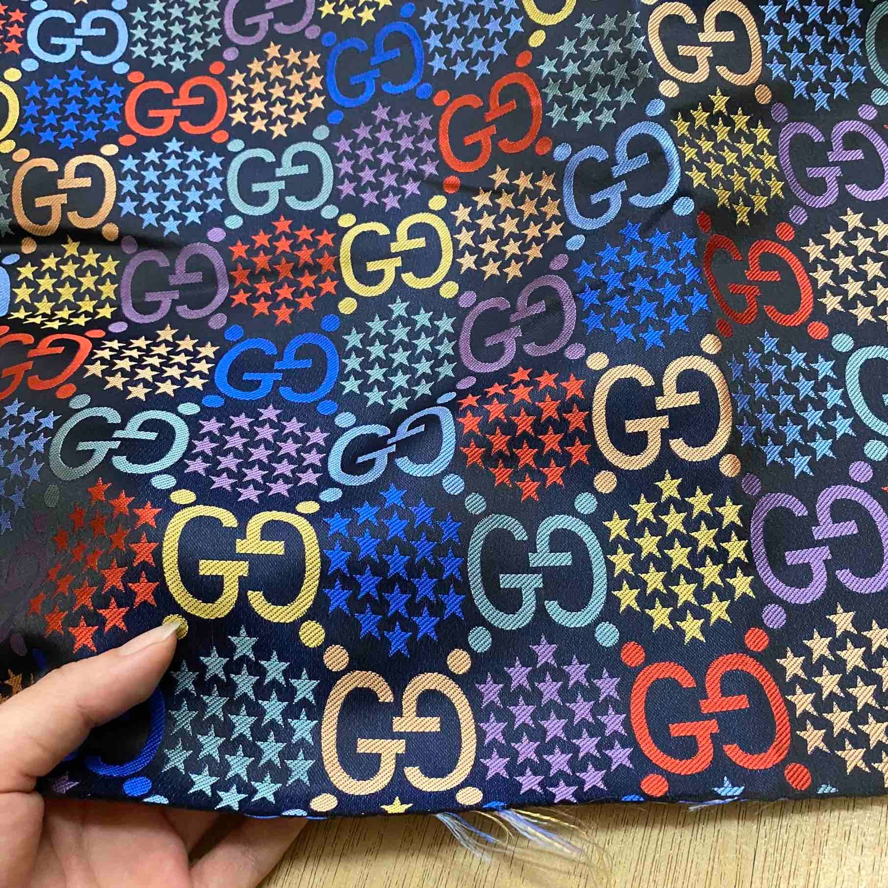 Gucci Stars Jacquard Fabric by the Yard