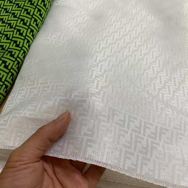 Fendi Fabric mini FF Fabric White