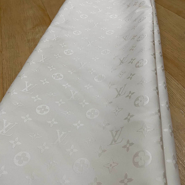 L14 Jacquard Fabric White