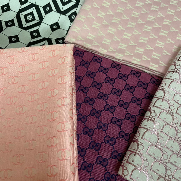 ((Clearance Sales)) 5 Yards Fabric Bundle Pink