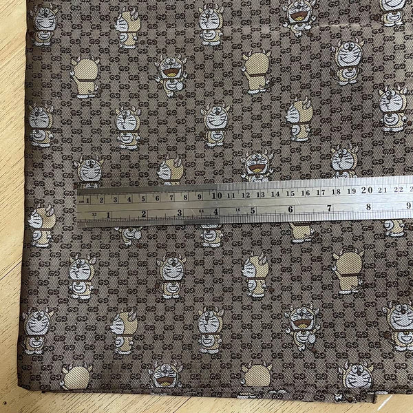 G24 Doraemon Jacquard Fabric Mini Monogram Khaki